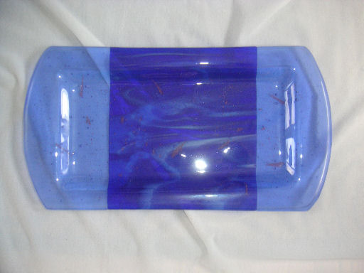 Blue Rectangular Platter